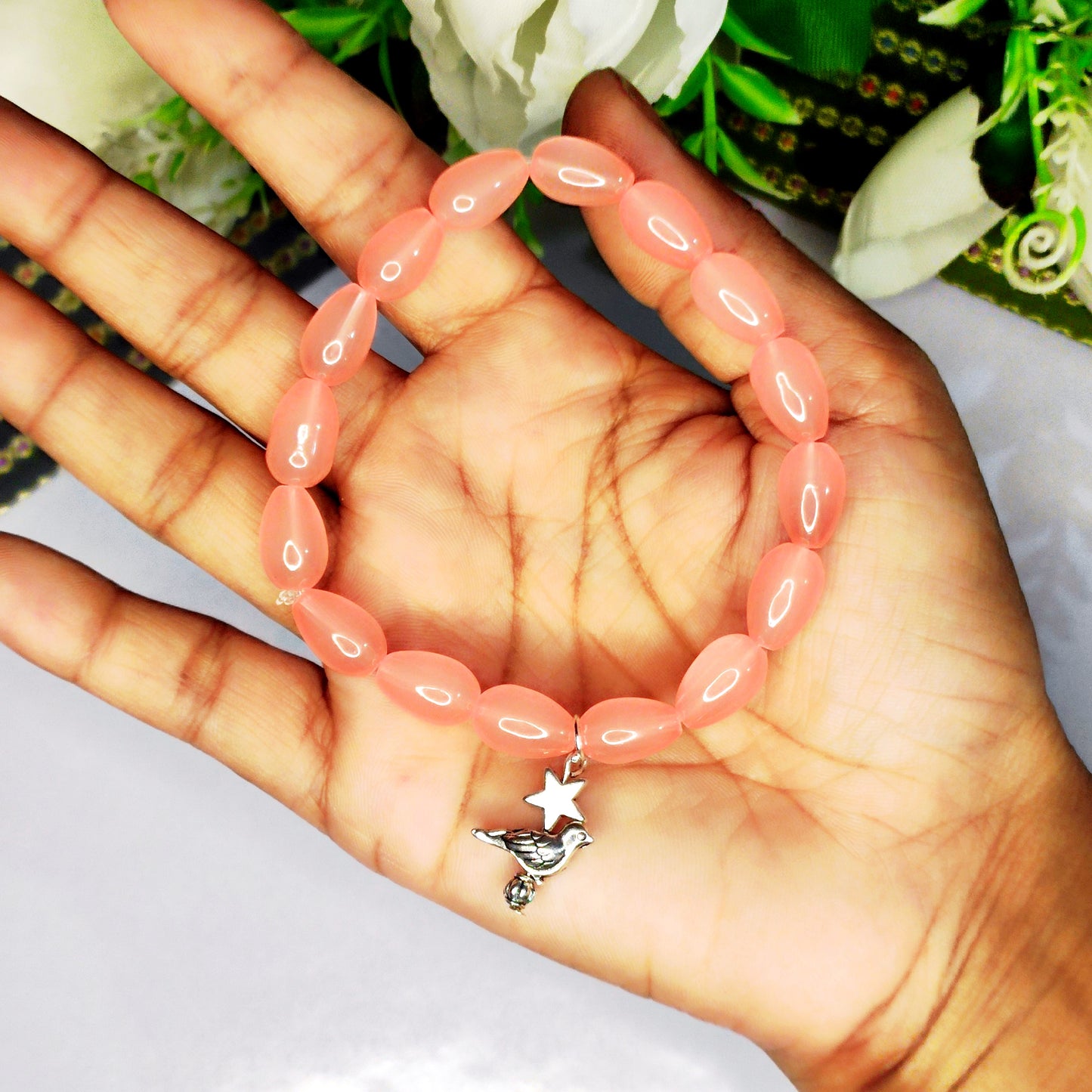 glass beads bracelet/Handmade bracelet/beads bracelet