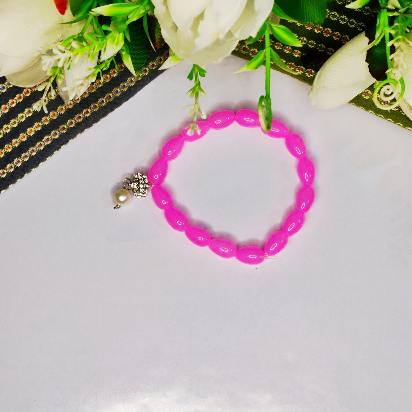 glass beads bracelet/Handmade bracelet/beads bracelet