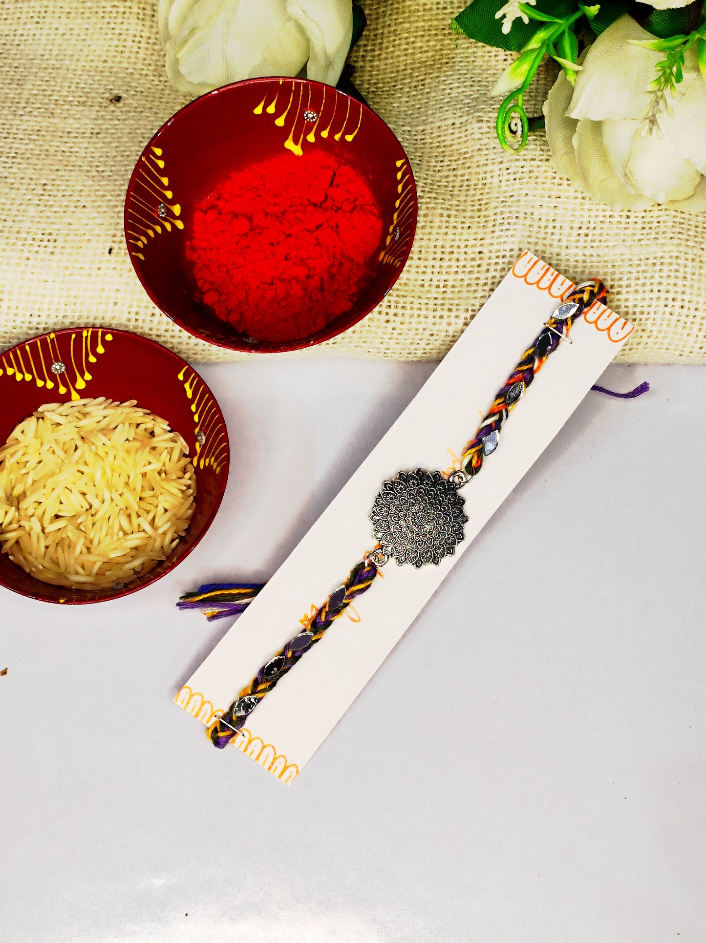 Silver Rakhi