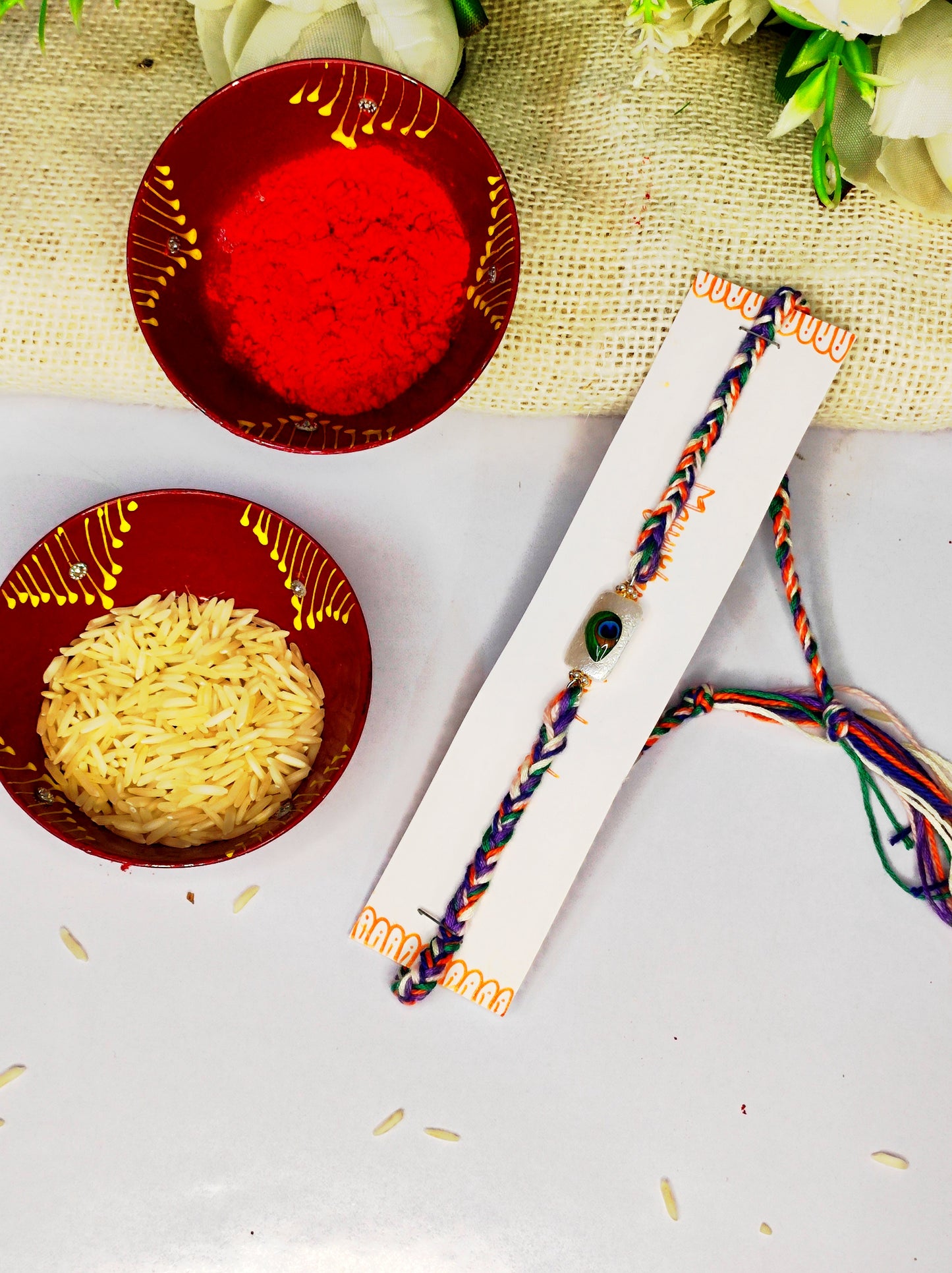Silver Rakhi