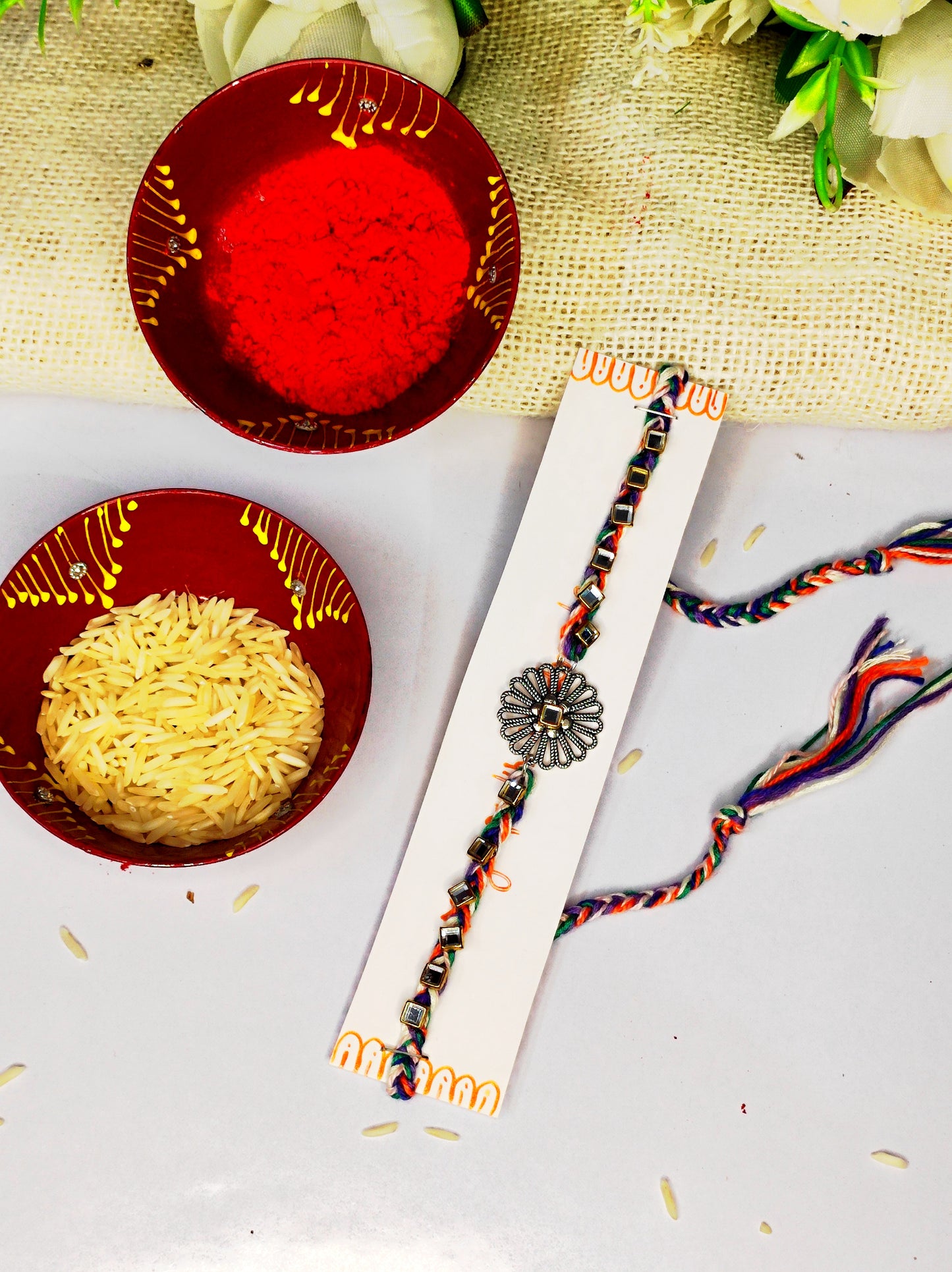 Silver Rakhi