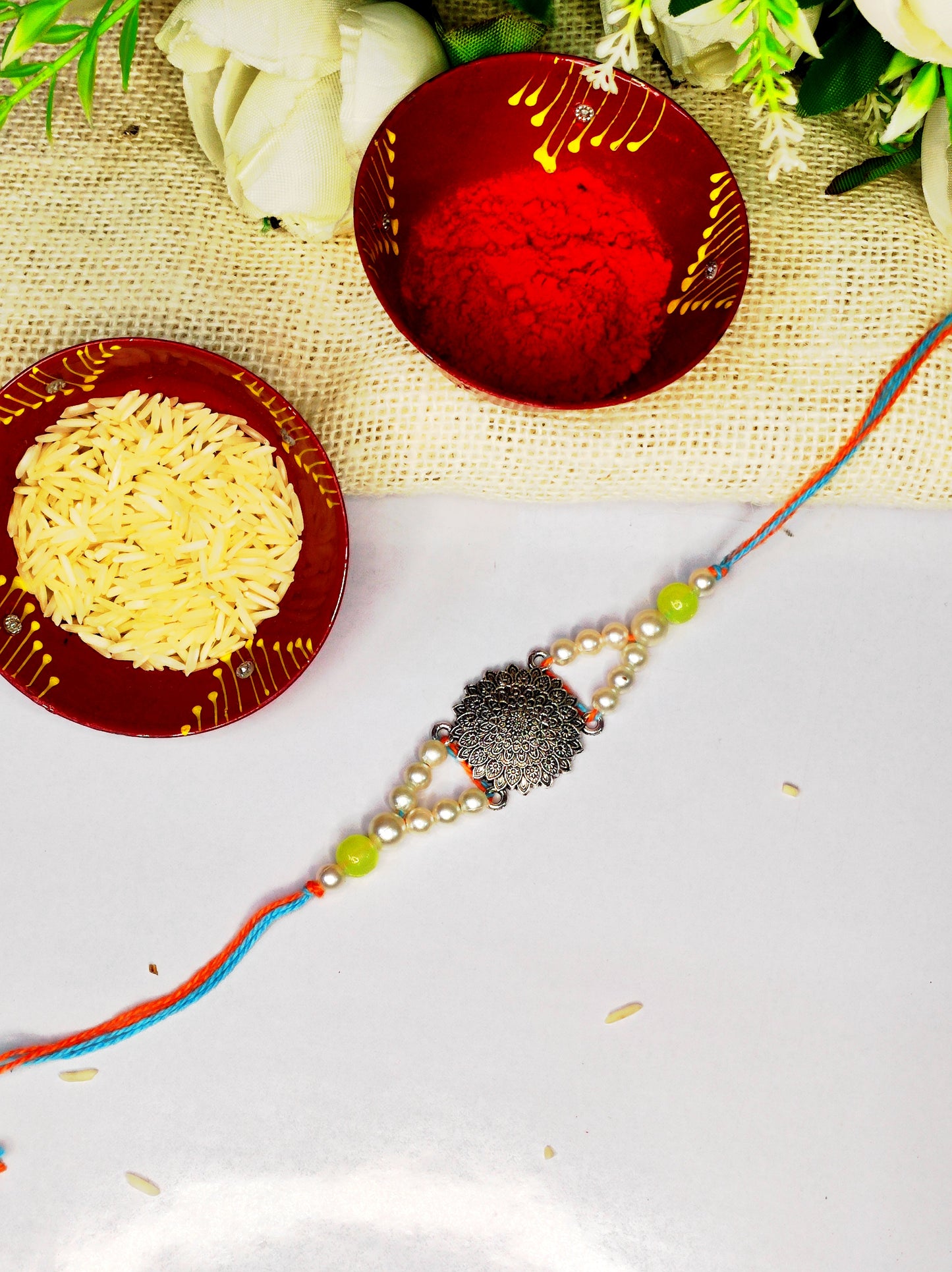 Silver Rakhi