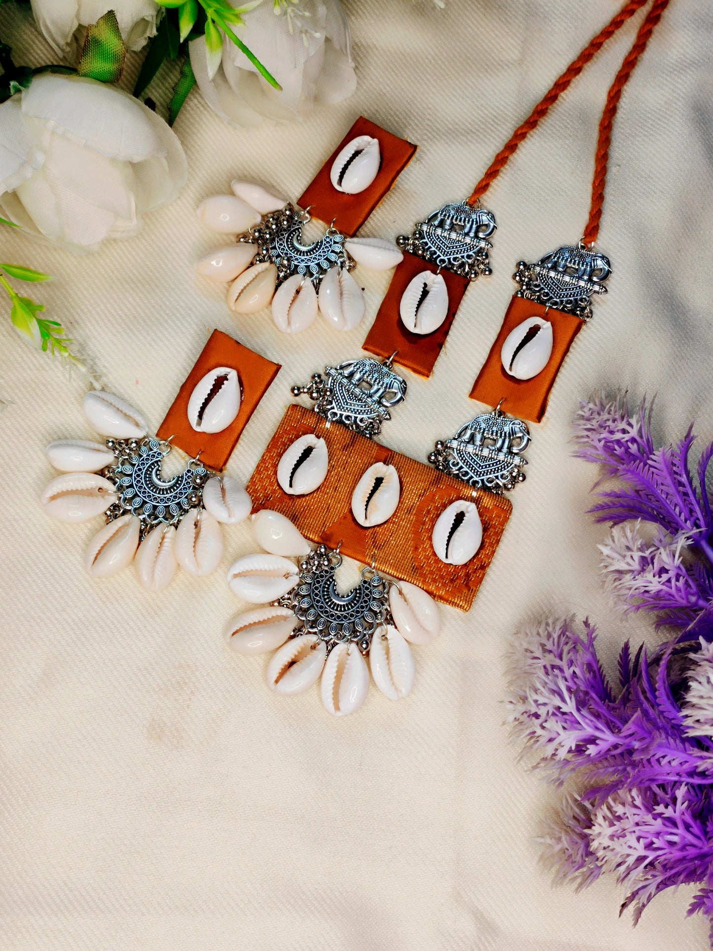 Kudi sell necklace / handmade fabric necklace for Haldi mahendi