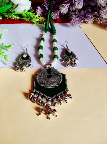 fabric necklace / mayurpankh jewelry/ navratri jewelry