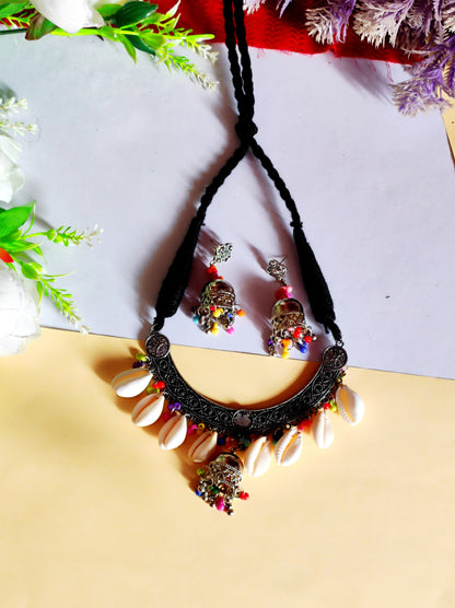 Kaudi Hasli jewelry/ oxide hasli set/ oxide necklace