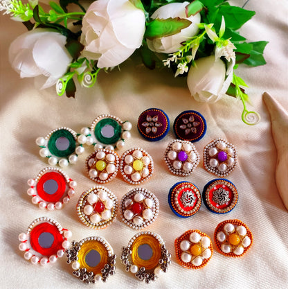 Vani  Studs9 pair of combo set