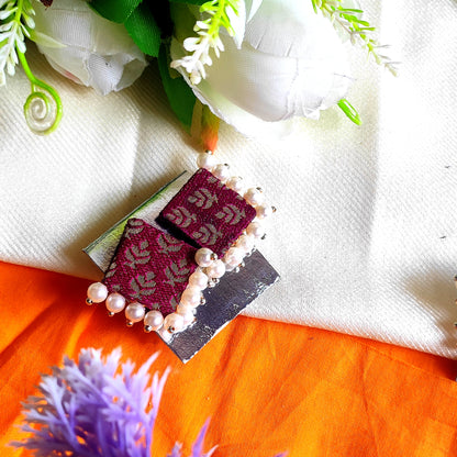 Vani studs fabric handmade stud daily wear