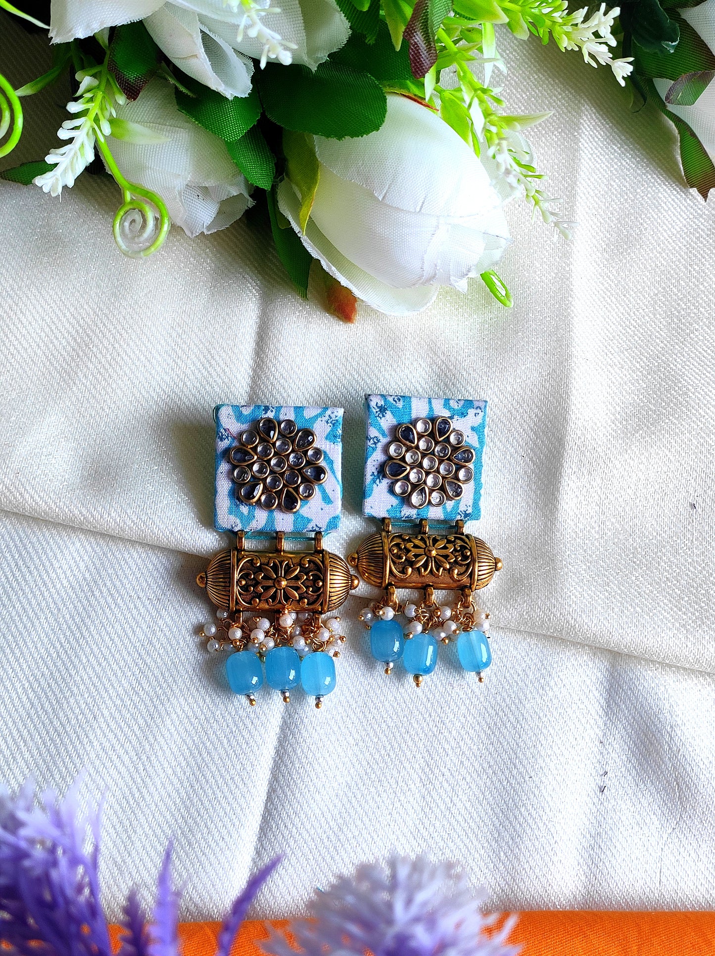 RANI CHOKER ,HANDCRAFT FABRIC CHOKER